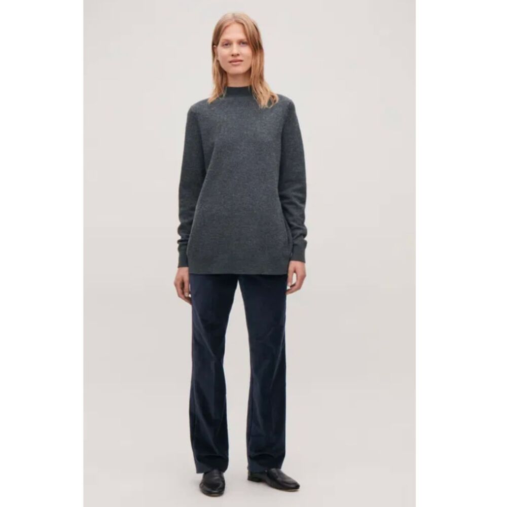 COS Bow-Detailed Wool Sweater
